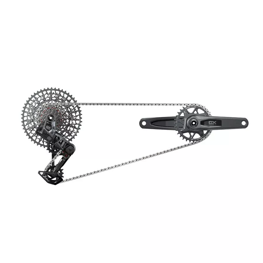 SRAM GX T-Type Eagle AXS Groupset 175mm Dark Polar