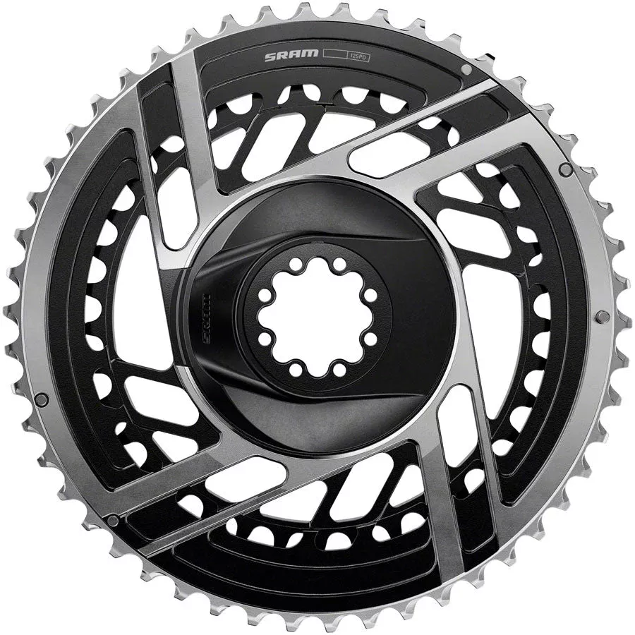 SRAM RED 2x Chainring Kit - 48/35t 2x12-Speed 8-Bolt Direct Mount BLK/Silver E1