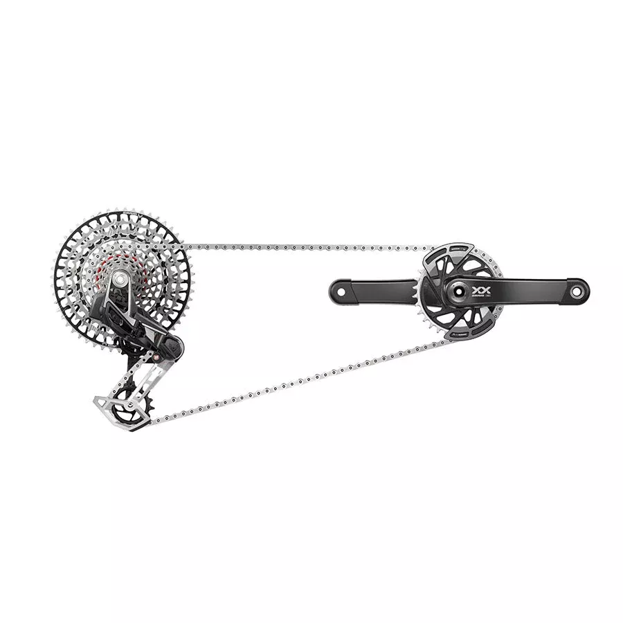 SRAM XX T-Type Eagle AXS Groupset 175mm Blk D2
