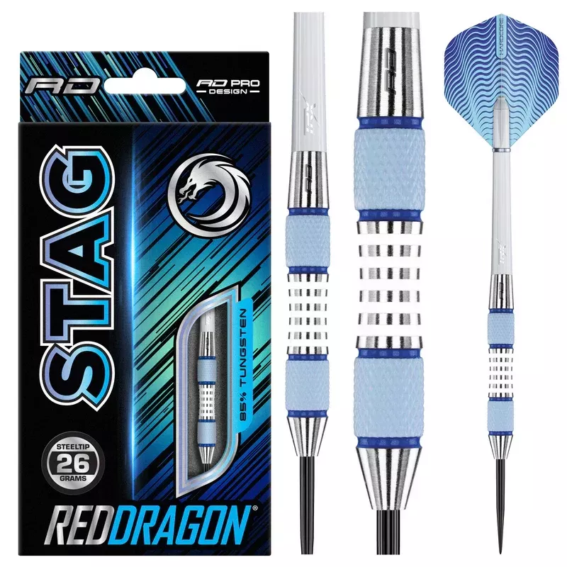 Stag Grey 4 Steel Tip Darts