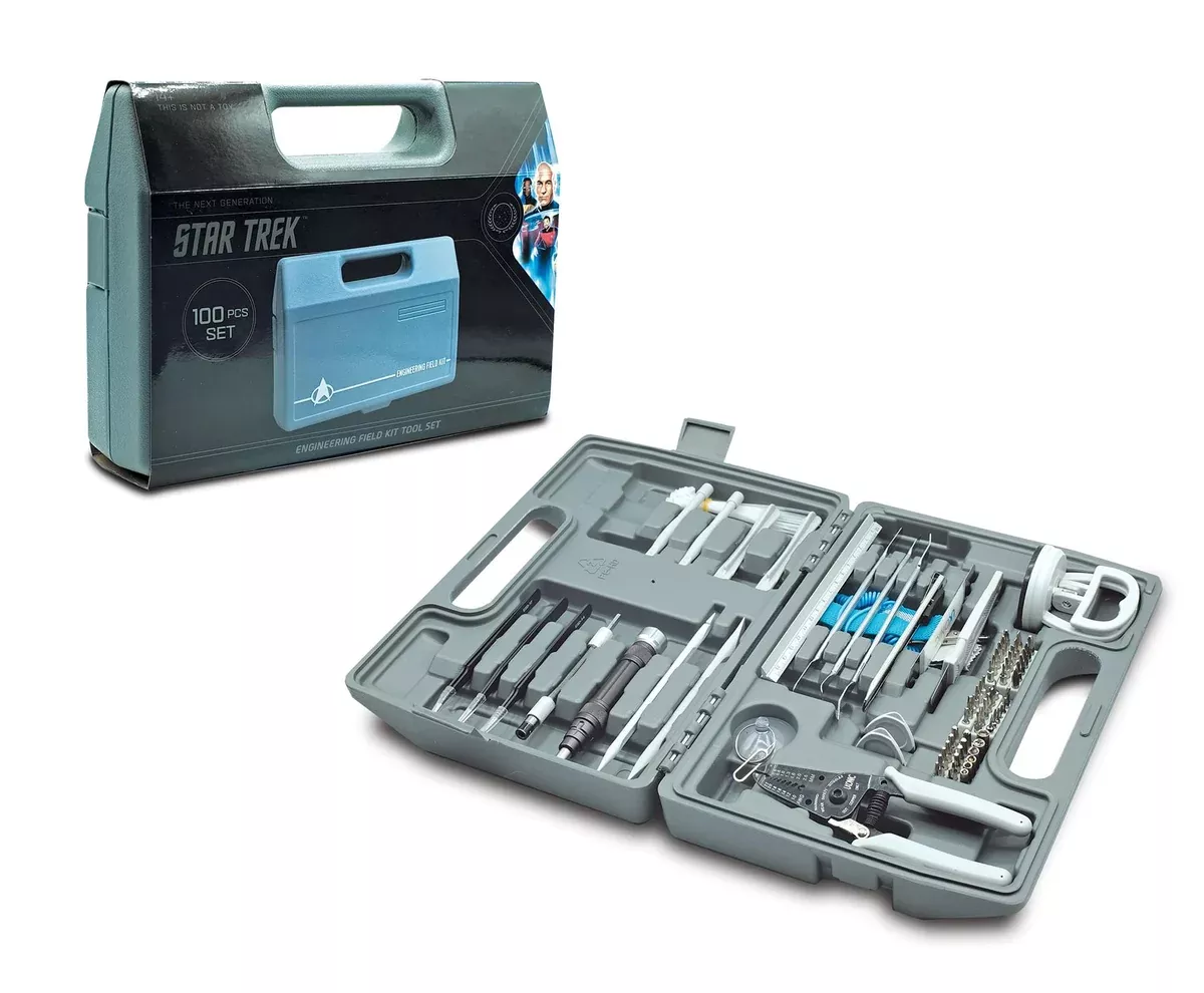 Star Trek: The Next Generation 100-Piece Engineering Field Kit Tool Set