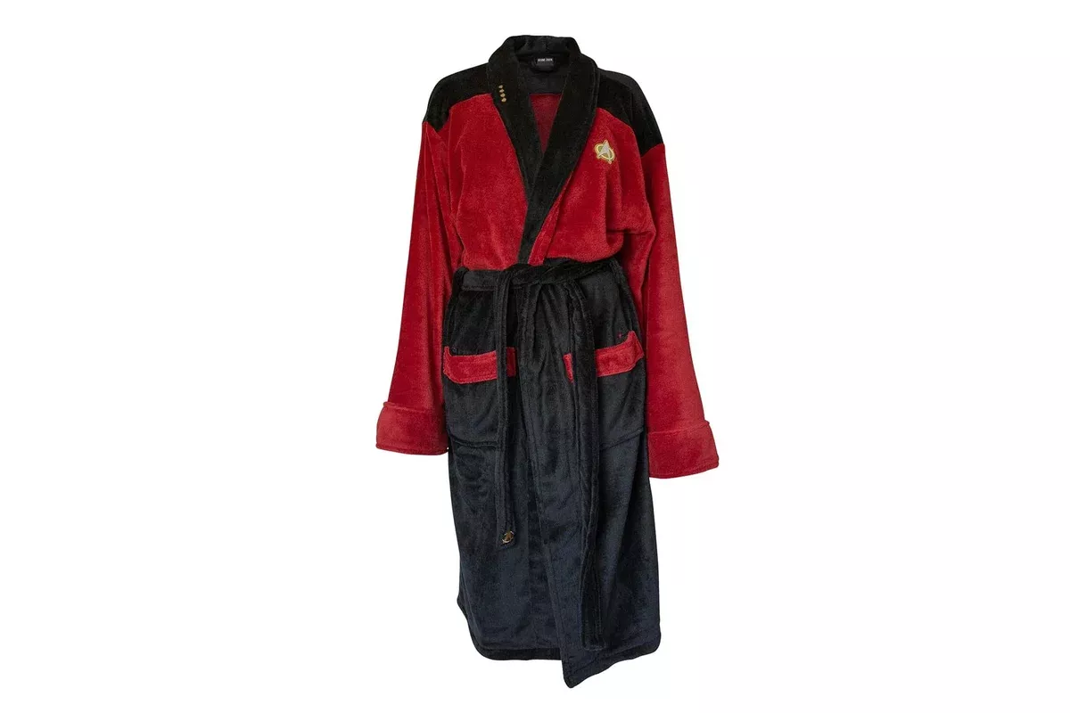 Star Trek: The Next Generation Command Bathrobe for Adults | One Size Fits Most