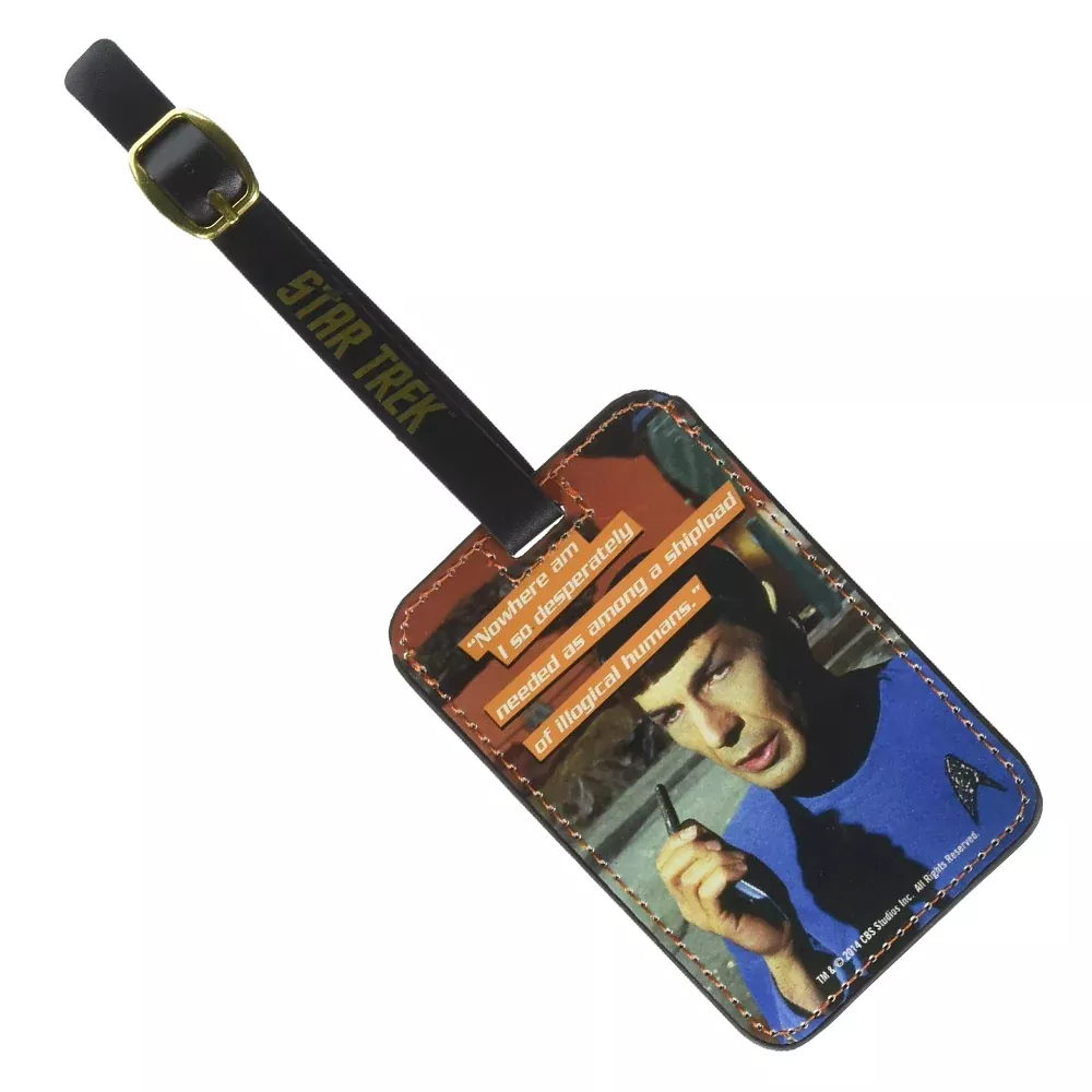 Star Trek Spock Graphic Luggage Tag