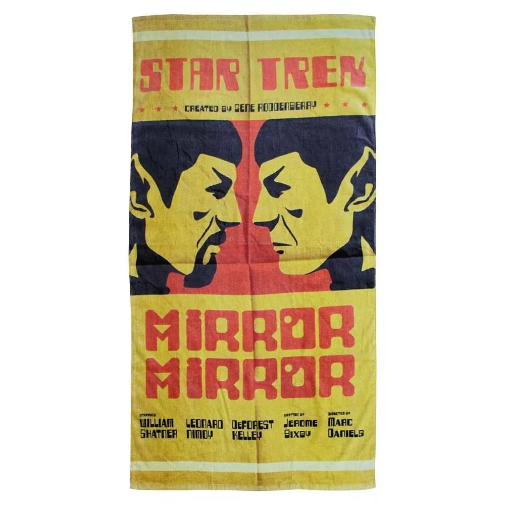 Star Trek Spock Mirror Mirror 60"x30" Beach Towel