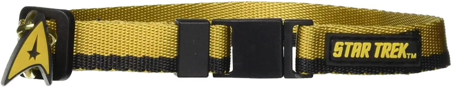Star Trek Uniform Cat Collar | Gold