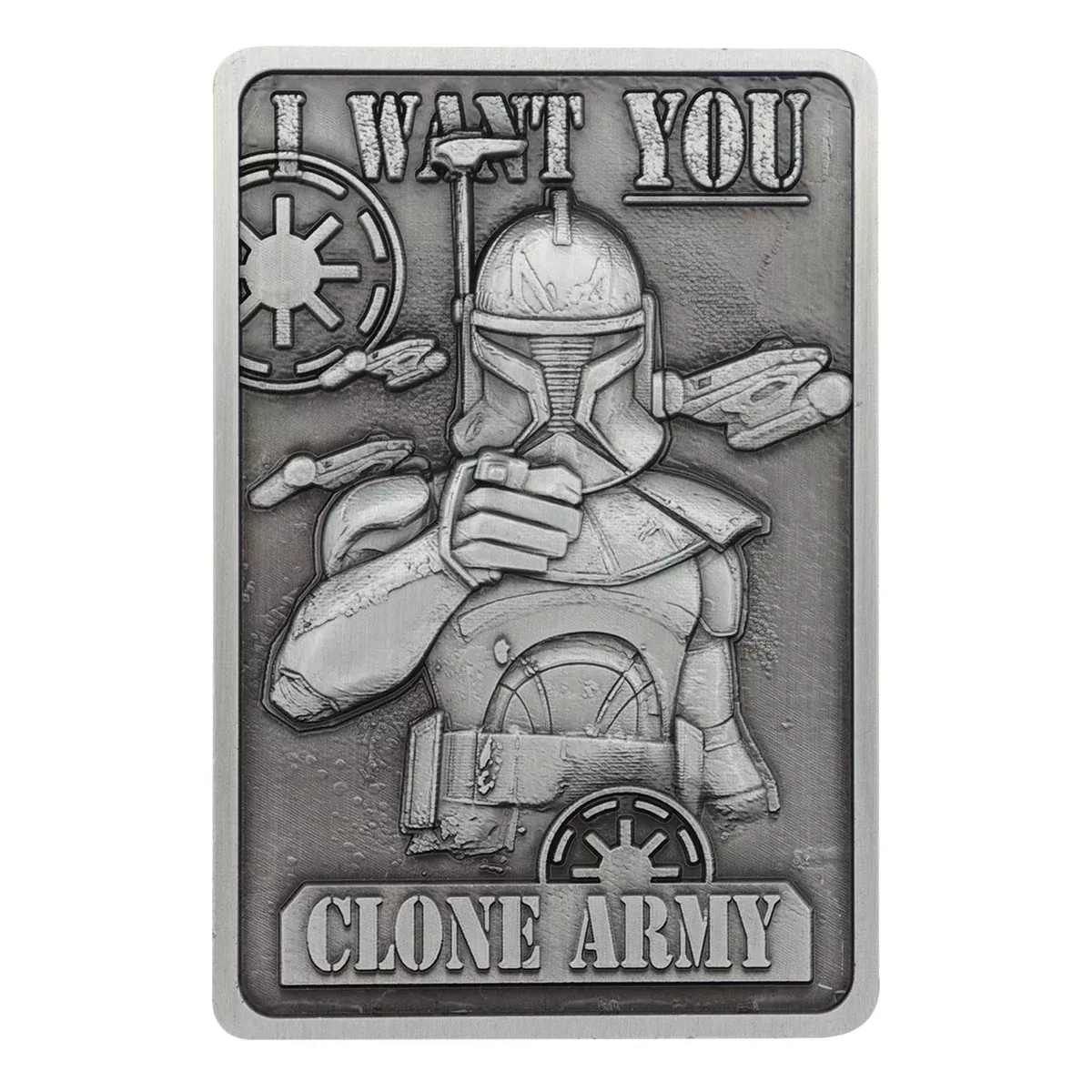 Star Wars: The Clone Wars - Captain Rex Limited Edition Embossed Metal Ingot