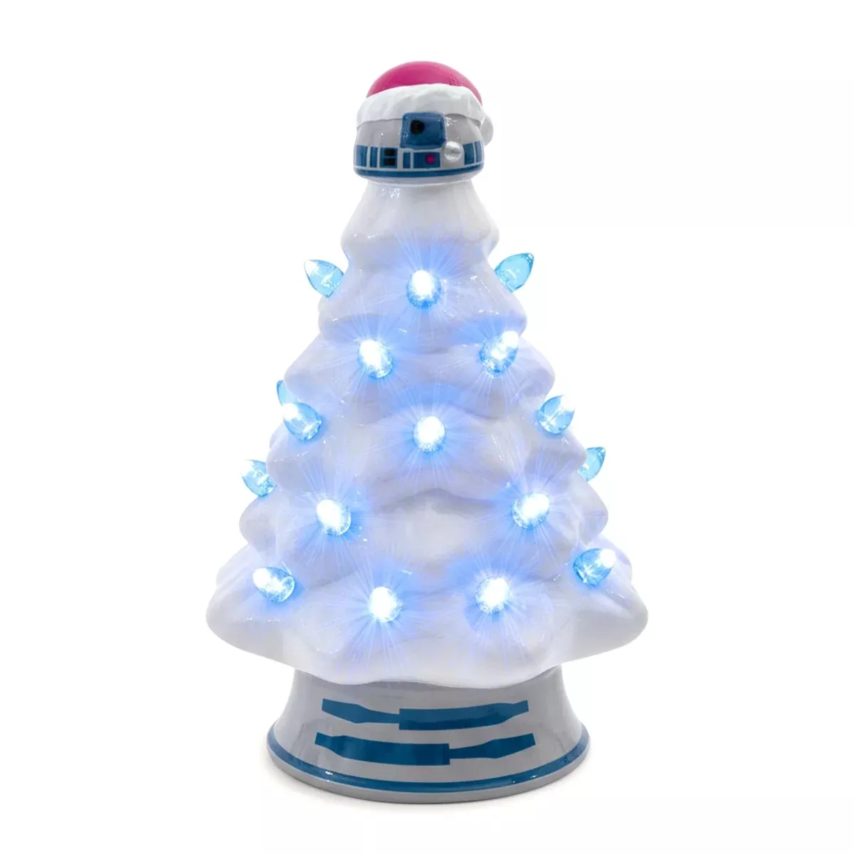 Star Wars - R2-D2 Light-Up Ceramic Christmas Tree | 6 Inches Tall