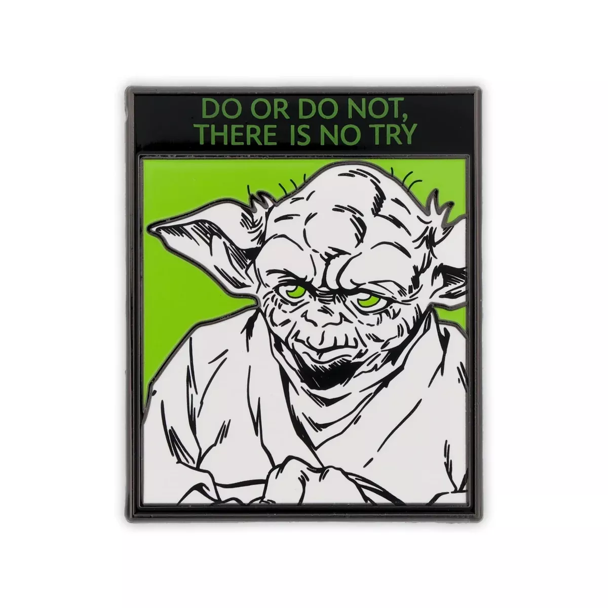 Star Wars Yoda English Enamel Pin
