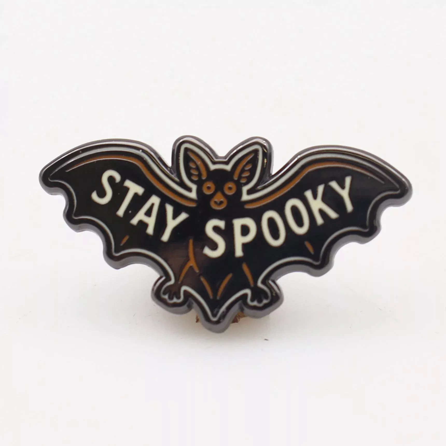 Stay Spooky Bat Enamel Pin