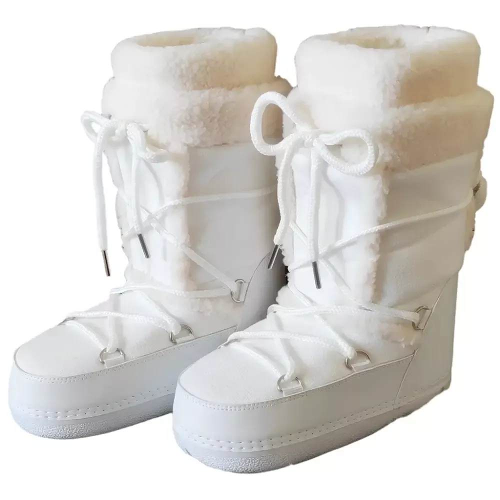Stay Warm in StyleY2K Fur Boots