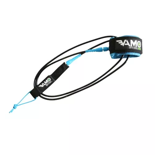 Straight 8' Mid Range Surf Leash - Blue