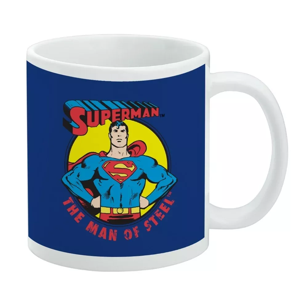 Superman - Man of Steel Mug (Distressed Font)