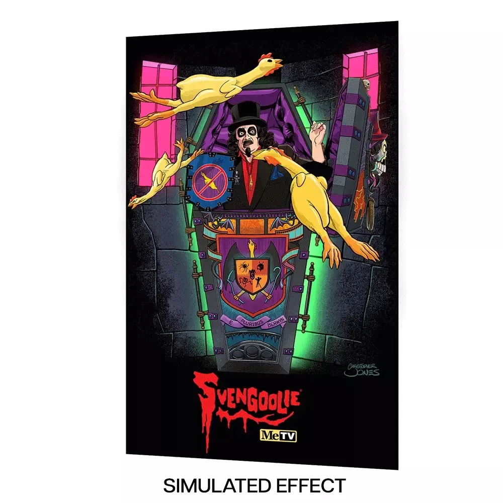 Svengoolie 3D Art Print by Christopher Jones