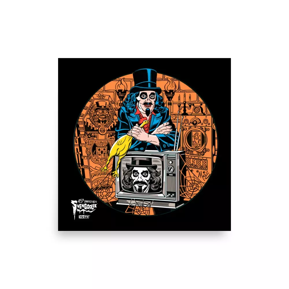 Svengoolie 45th Anniversary Poster by Mitch O'Connell