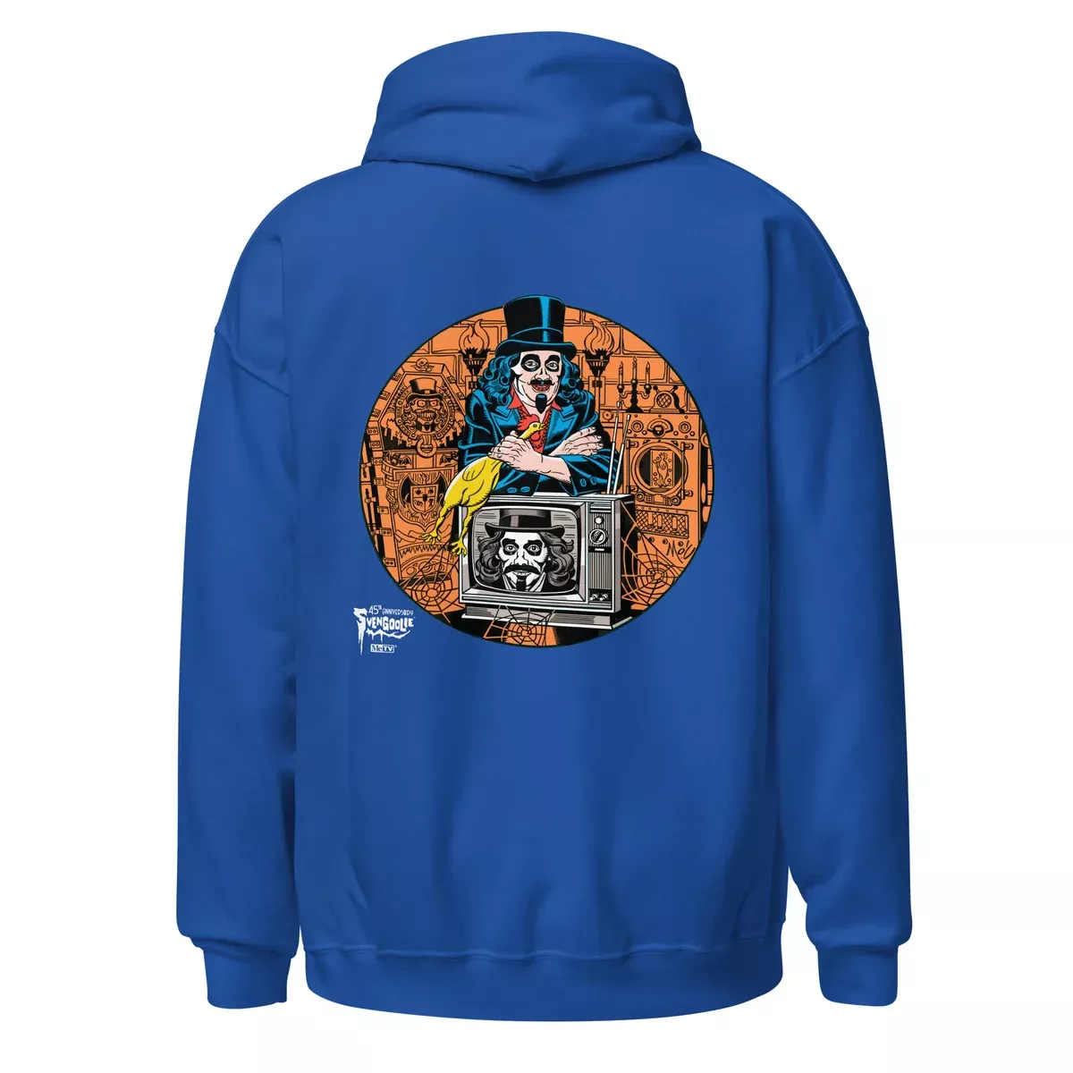 Svengoolie 45th Anniversary Pullover Hoodie by Mitch O'Connell
