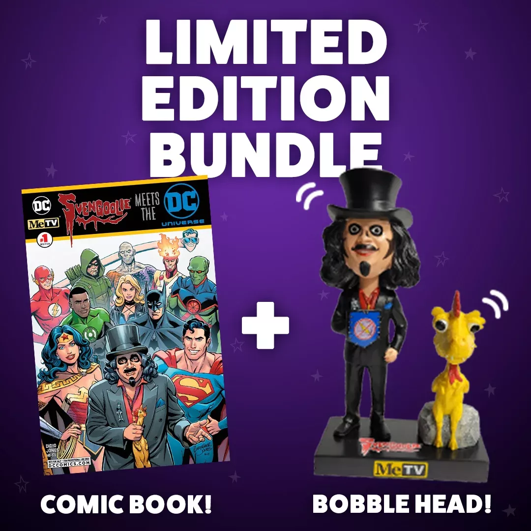 Svengoolie Bobblehead & Comic Book Bundle