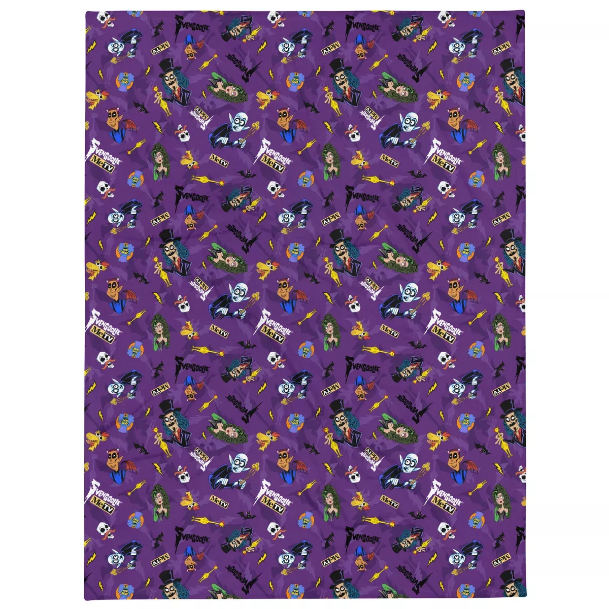 Svengoolie Cartoon Pattern Throw Blanket