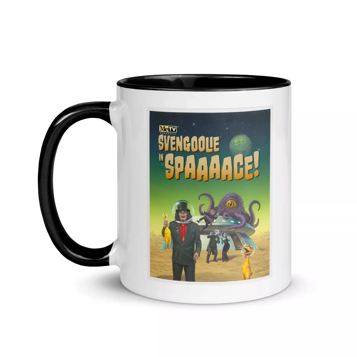 "Svengoolie in Spaaaace" Svengoolie Ceramic Mug by Chris White (2026 Series)