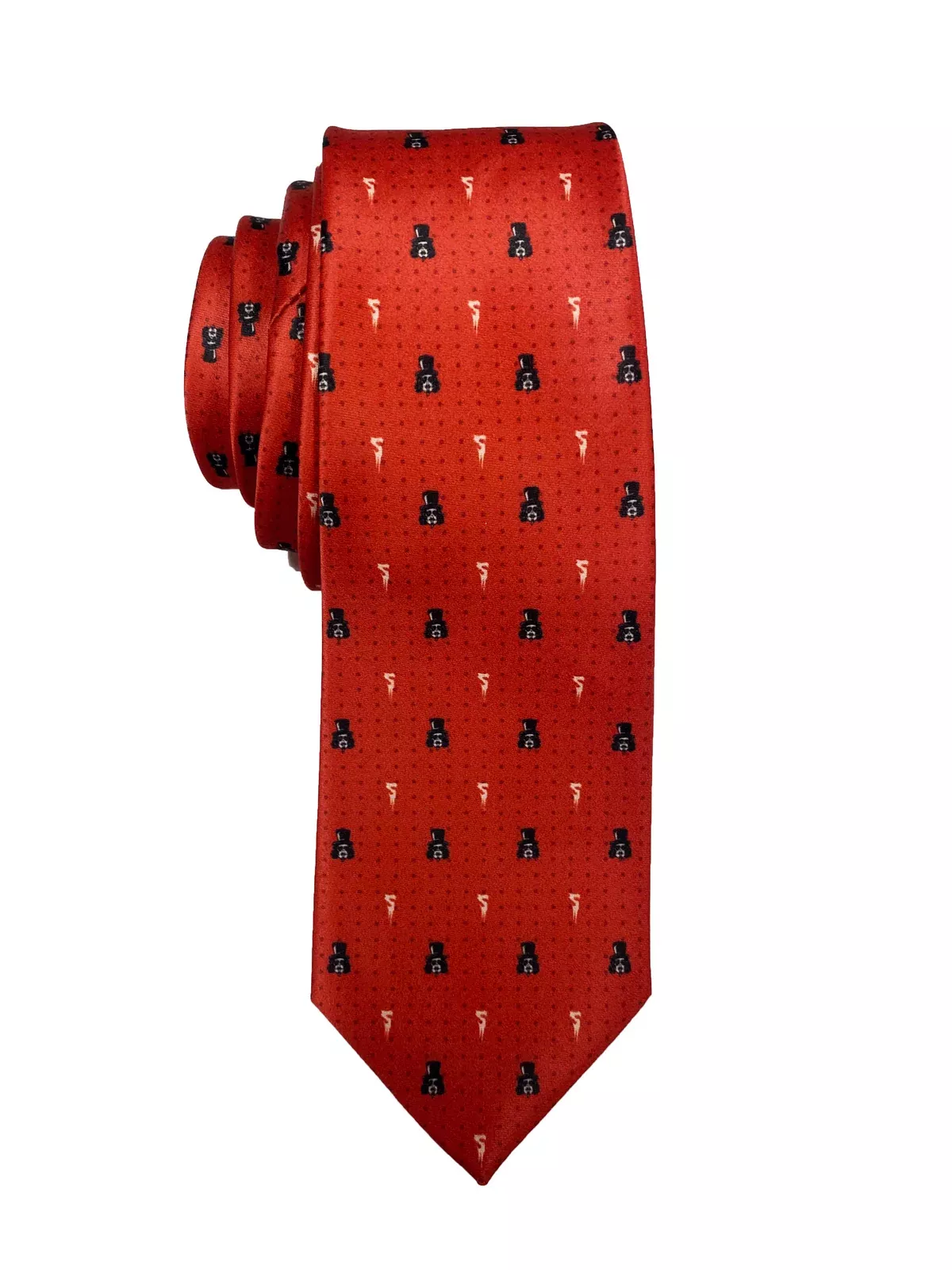 Svengoolie Red Pattern Necktie