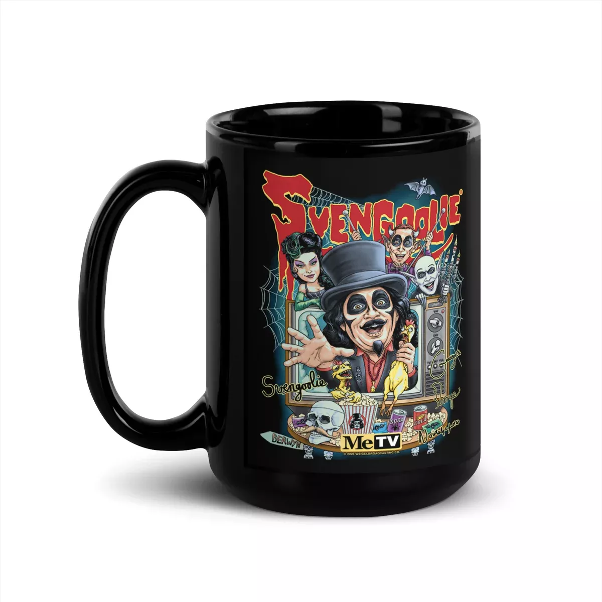 "Svengoolie's in the House" Svengoolie Ceramic Mug by Allen Mudgett (2026 Series)