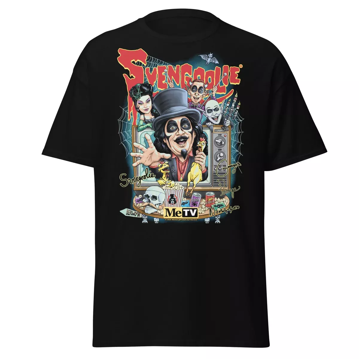 "Svengoolie's in the House" Svengoolie T-Shirt by Allen Mudgett (2026 Series)