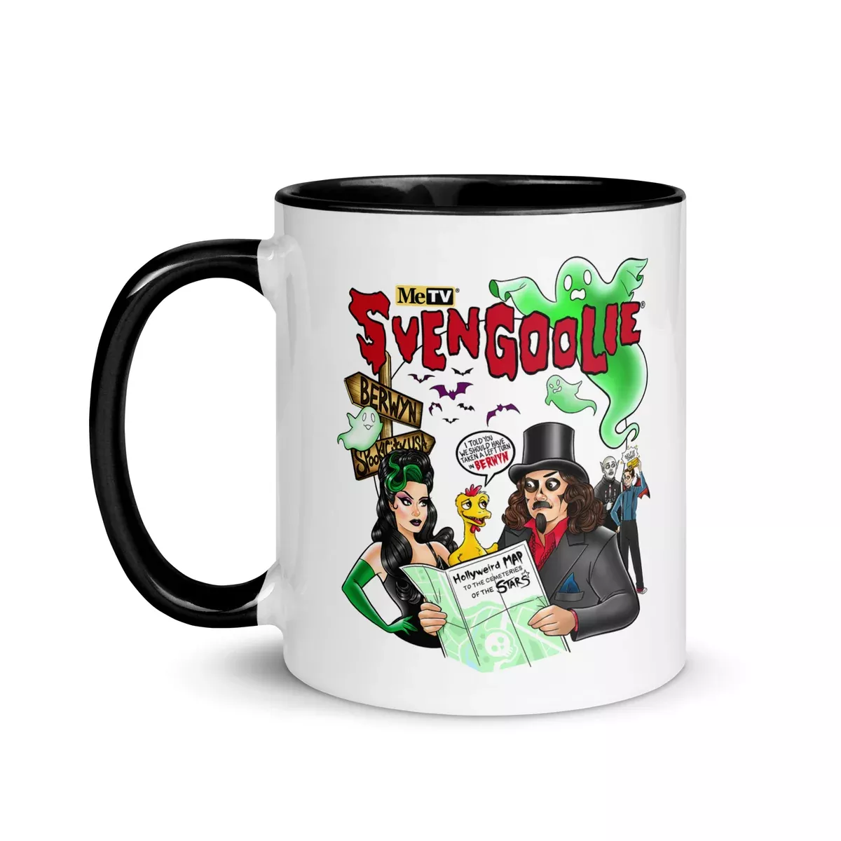 "Svengoolie's Stumped" Svengoolie Ceramic Mug by Becca Whitaker (2026 Series)