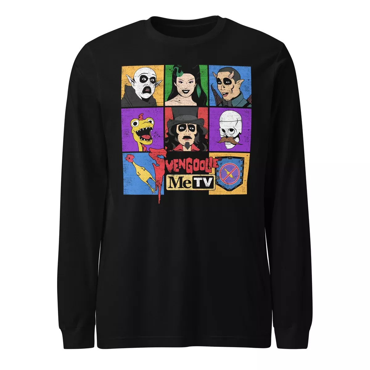 Svengoolie Squares Long-Sleeve Shirt
