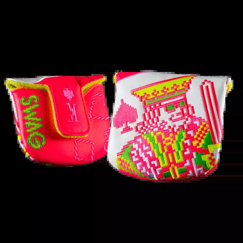 Swag Golf - 8-Bit King Pink/Green Mallet Putter Headcover