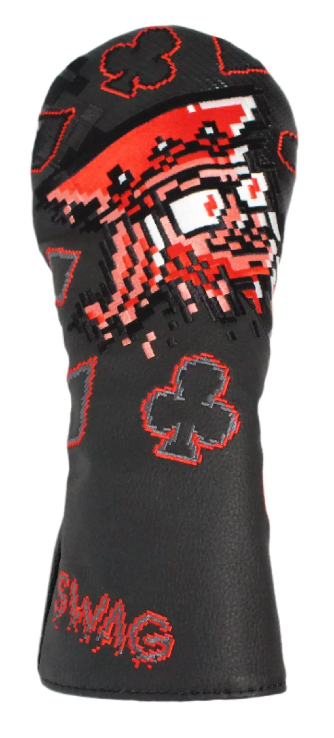 Swag Golf - 8-Bit King Red/Black Driver Headcover *opened, no bag*
