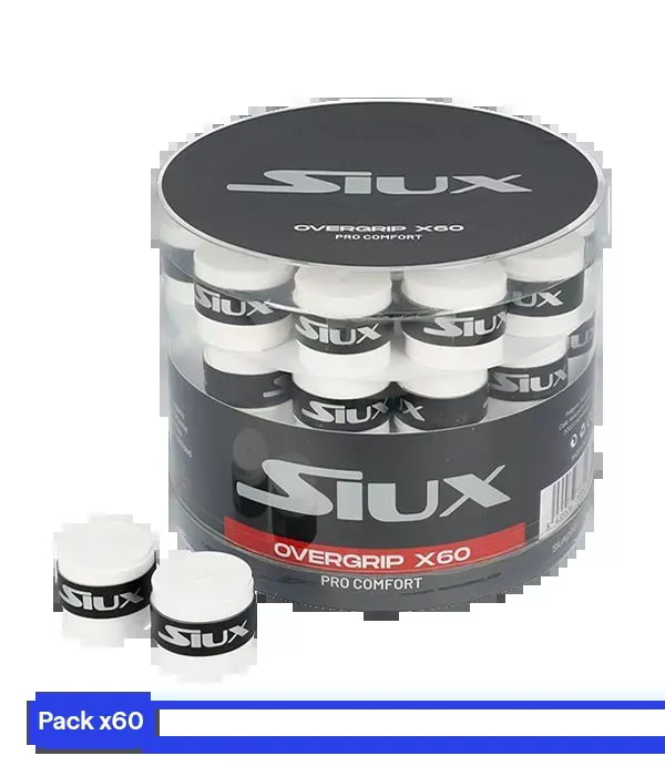 Tambor Siux Pro Comfort Lisos Blancos (Pack x60)