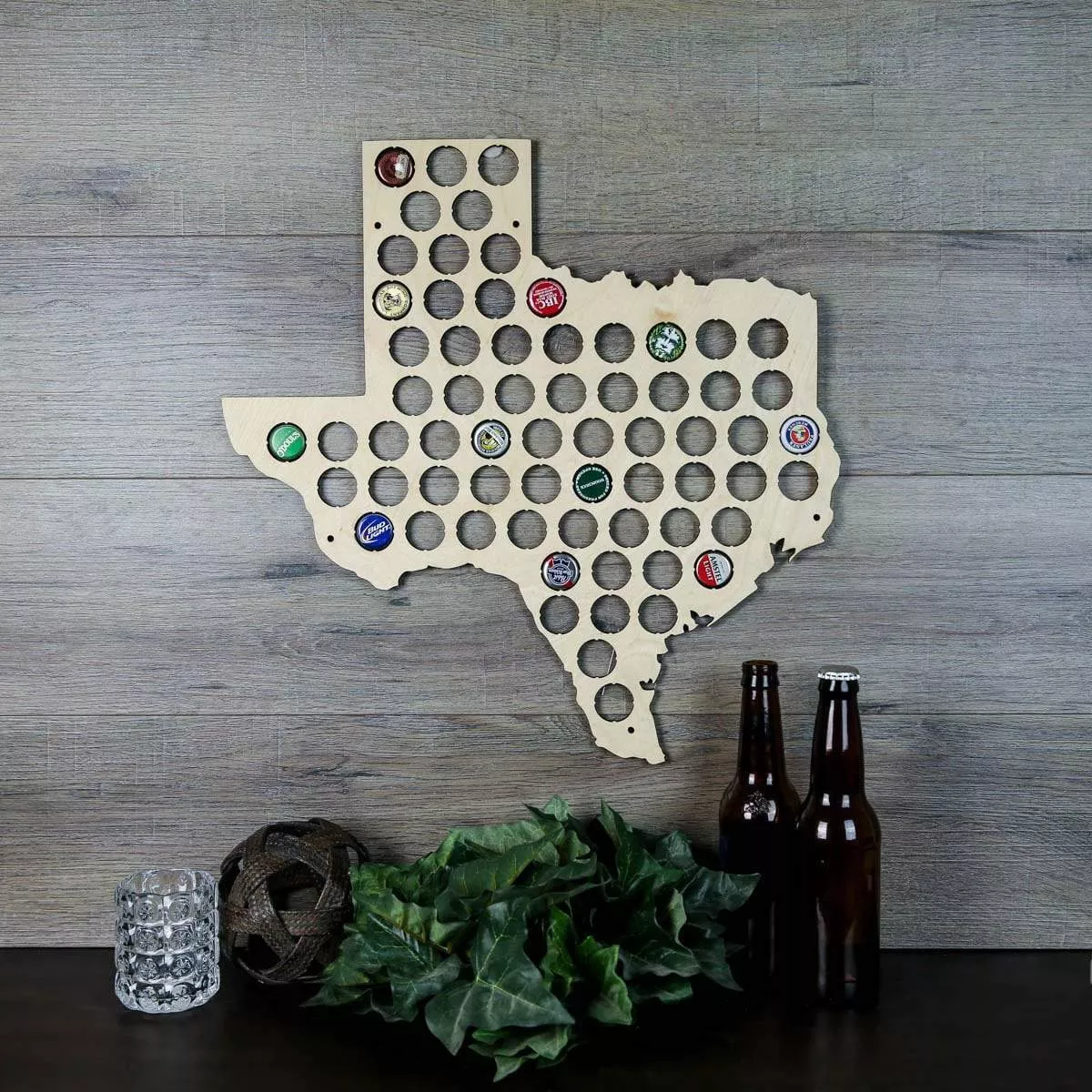 Texas Beer Cap Map