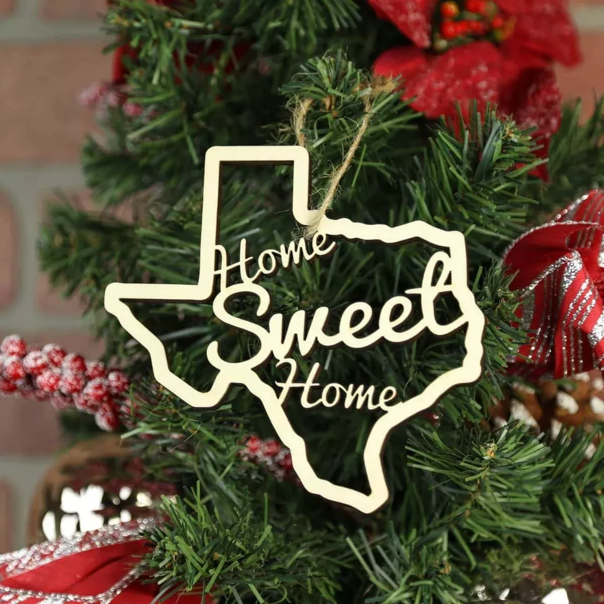 Texas Home Sweet Home Ornaments