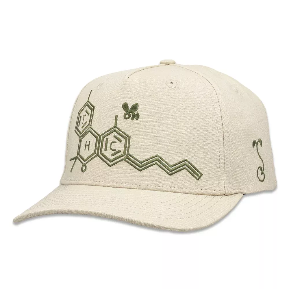 THC Bee Tan Green 501 Snapback Hat