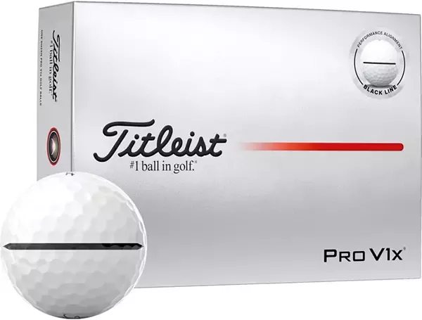 Titleist 2025 Pro V1x Performance Alignment Black Golf Balls