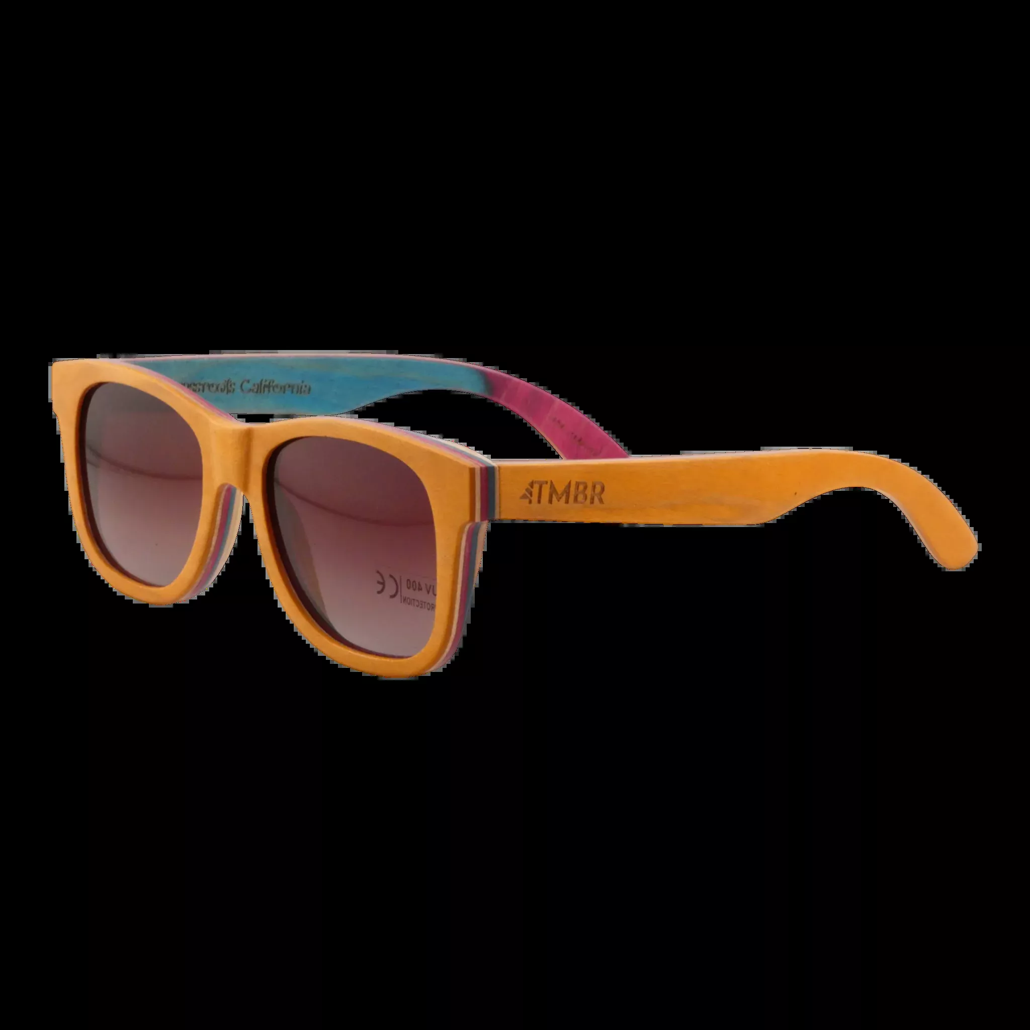 TMBR The Traveler Golden Sunglasses