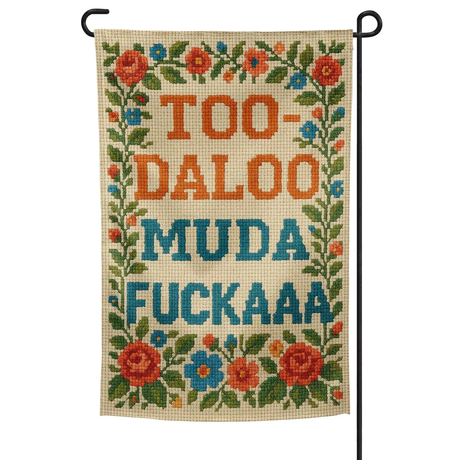 Too-Daloo Muda F--kaaa Garden Flag