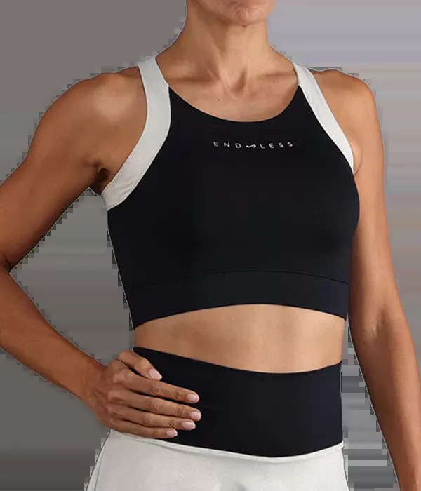 Top Endless Crop Black Golden 2025