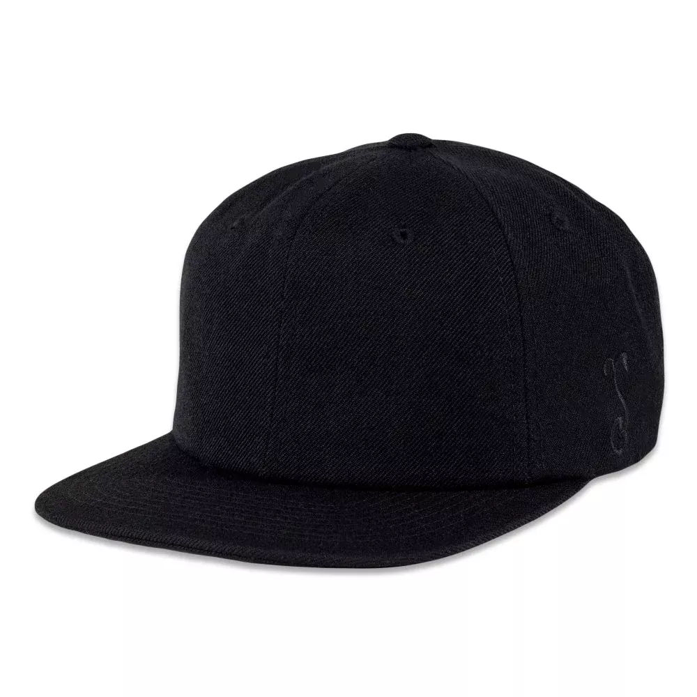 Touch of Class Black Strapback Hat