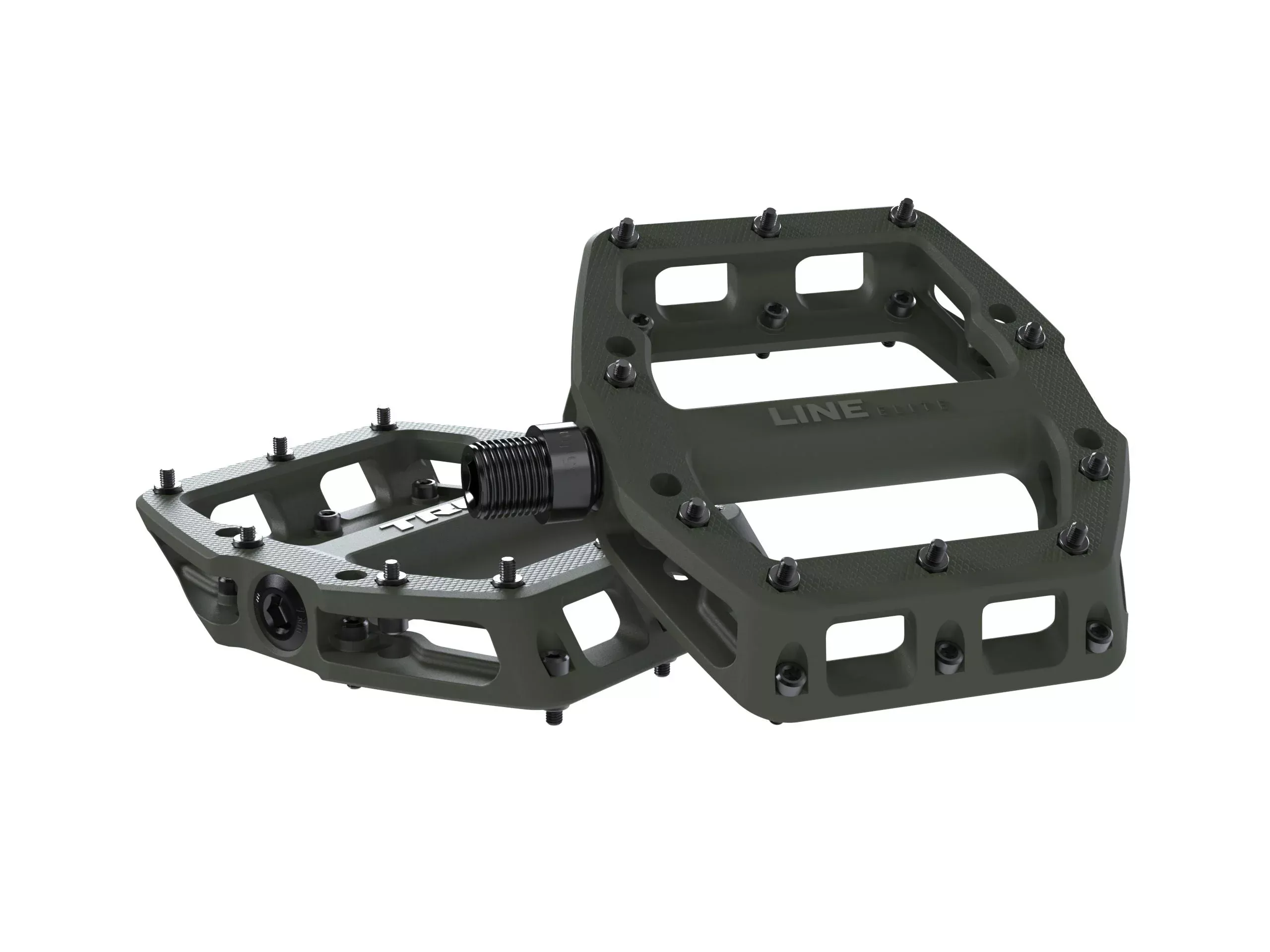 Trek Line Elite Olive Green Pedal