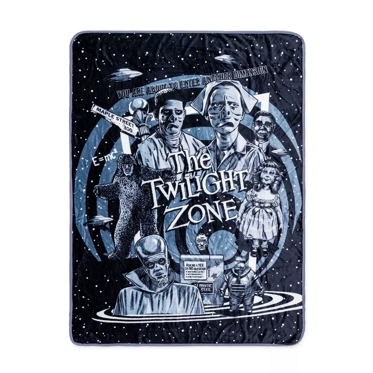 The Twilight Zone Raschel Throw Blanket | 45 x 60 Inches