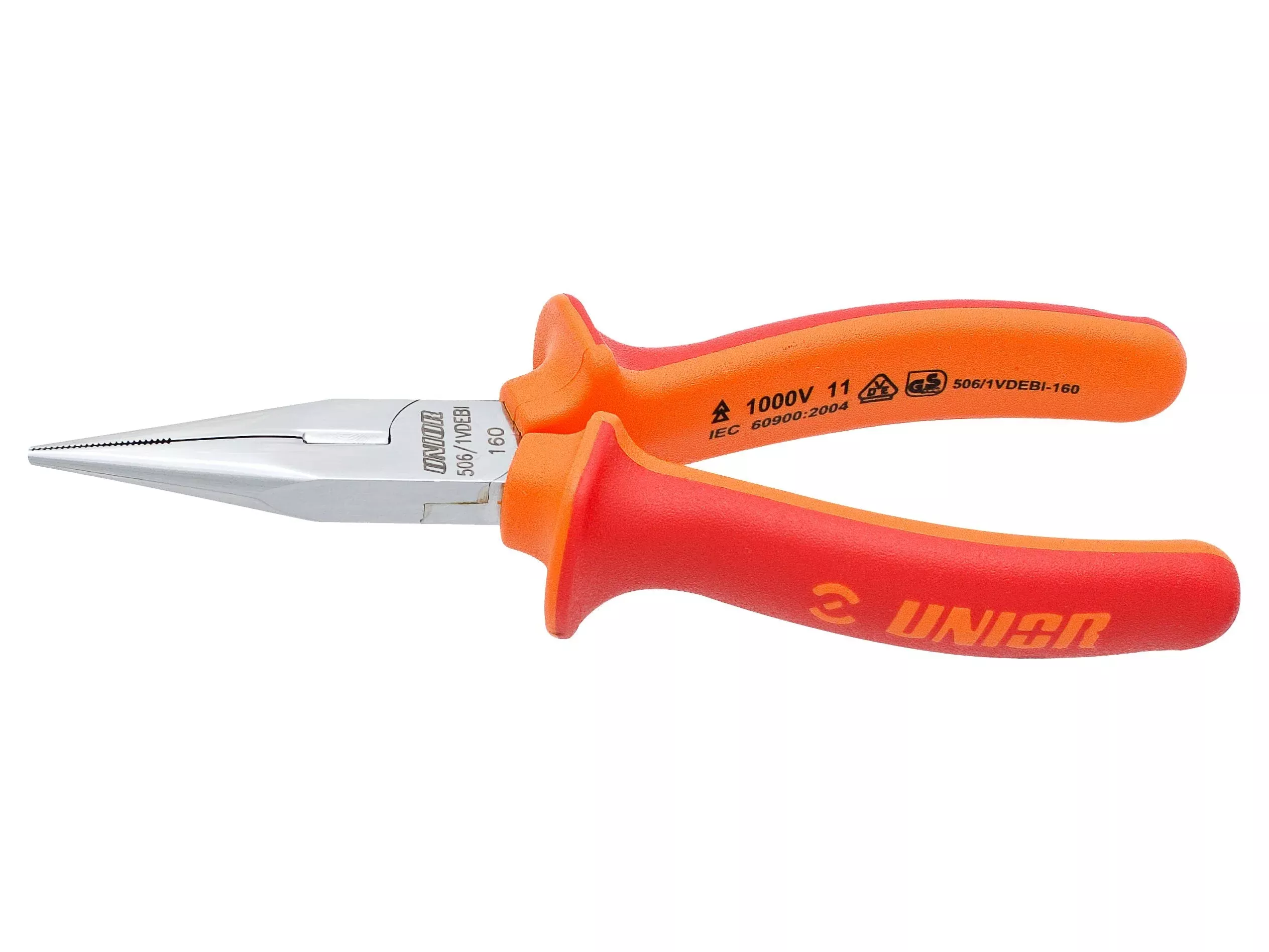 Unior Long Nose Pliers w/Side Cutter Tool