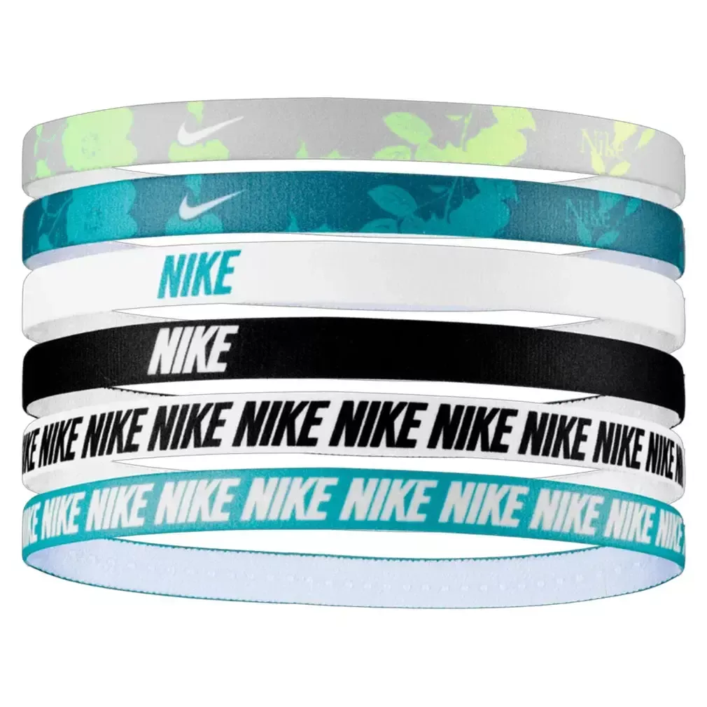 Unisex Flex Classic Printed Headbands 6 Pack Barely Volt and Dusty Cactus