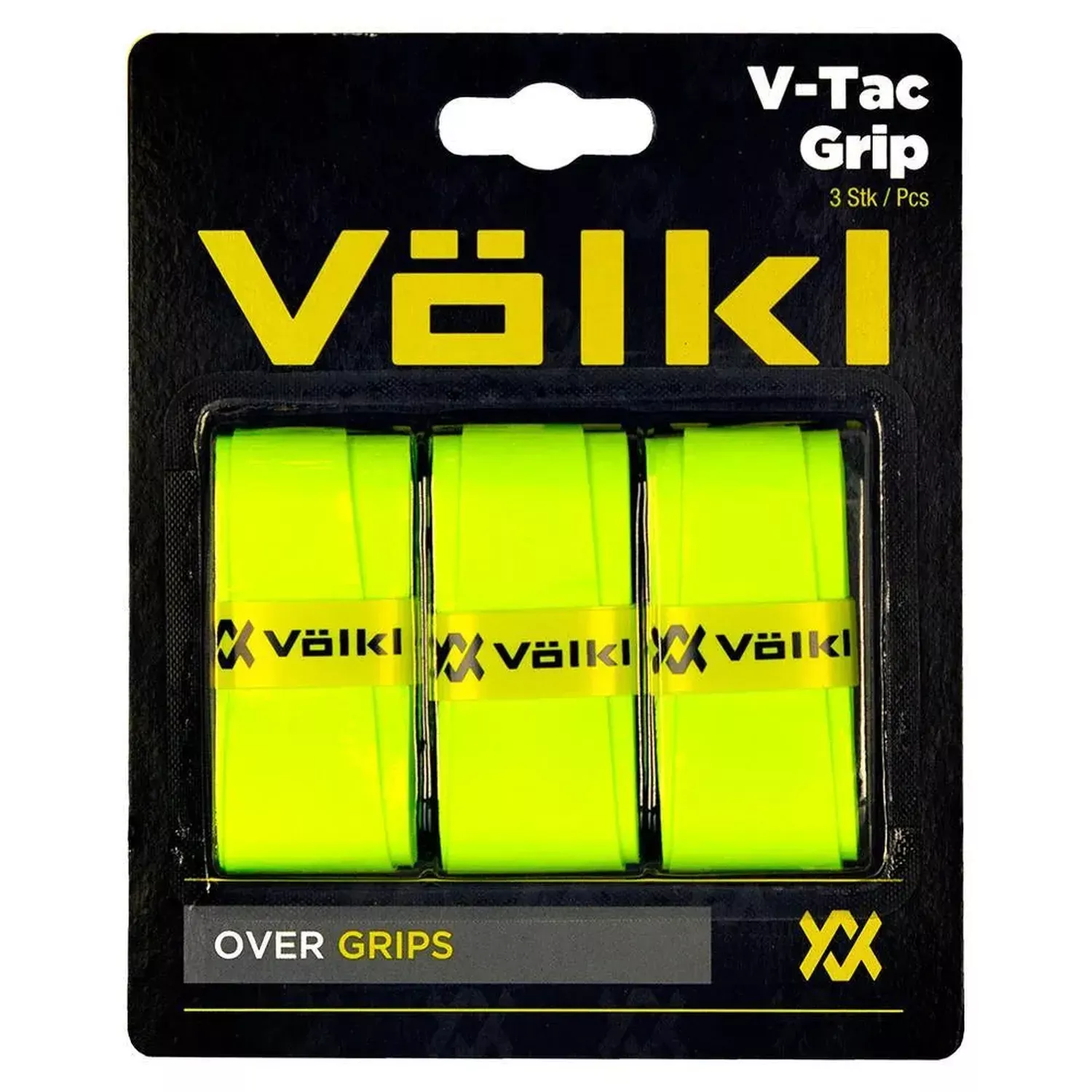 V-Tac 3 Pack Neon Yellow Tennis Overgrip