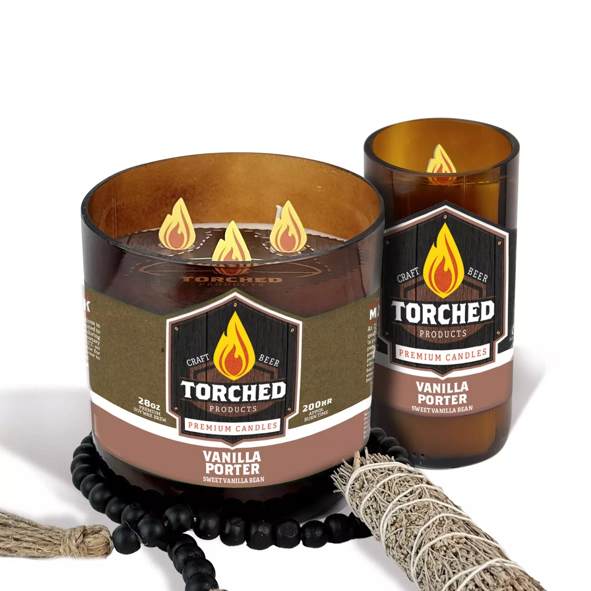 Vanilla Porter Beer Candle