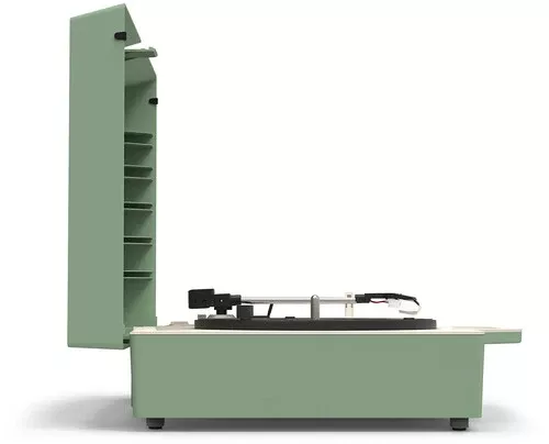 Victrola Re-Spin Sustainable Suitcase Record Player - Basil Green