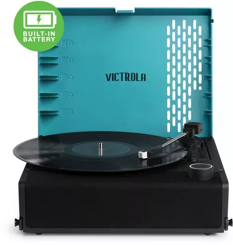 Victrola Revolution GO Portable Record Player: Blue