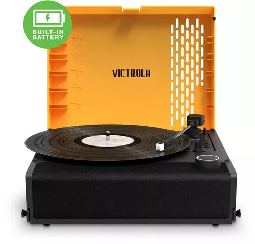 Victrola Revolution GO Portable Record Player: Citrus