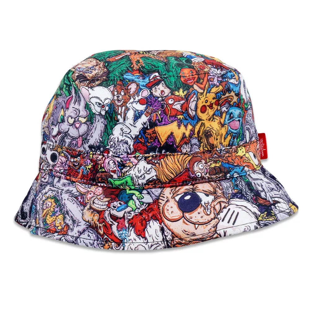 Vincent Gordon Cartoon Gumbo Reversible Bucket Hat