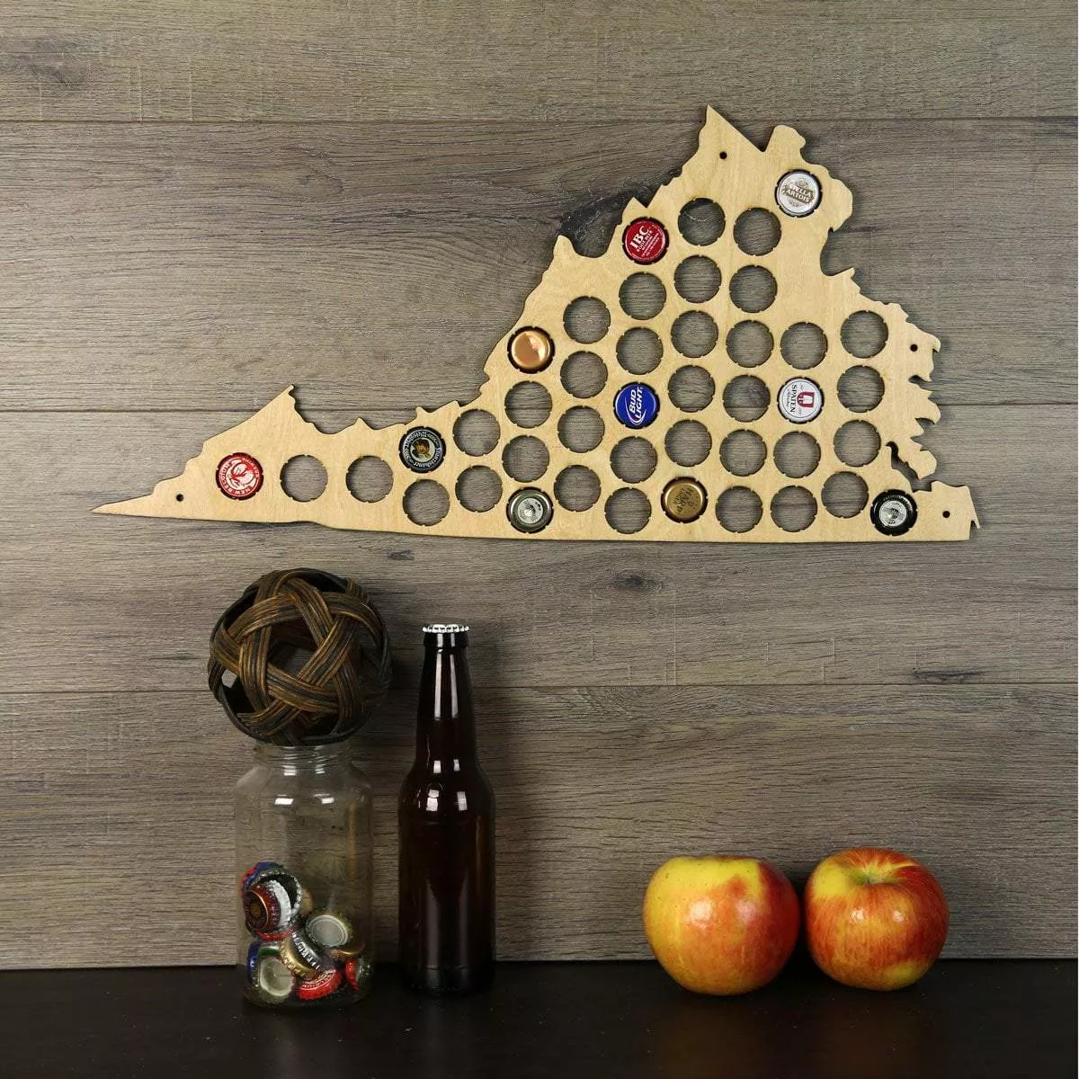 Virginia Beer Cap Map