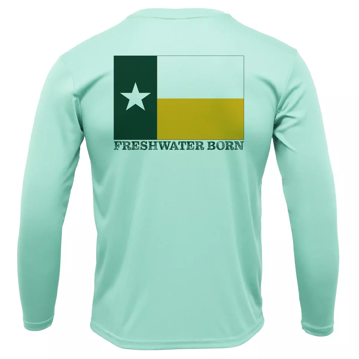 Waco Freshwater Born Boy's Long Sleeve UPF 50+ Dry-Fit Shirt